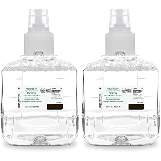 PROVON 1941-02 PROVON CLEAR AND MILD FOAM HANDWASH, 1200 ML (PACK OF 2) - Image 1